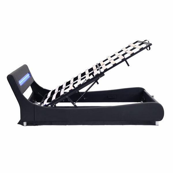 Ivy Bronx Knel Upholstered Storage Bed, Low Profile Platform Bed with